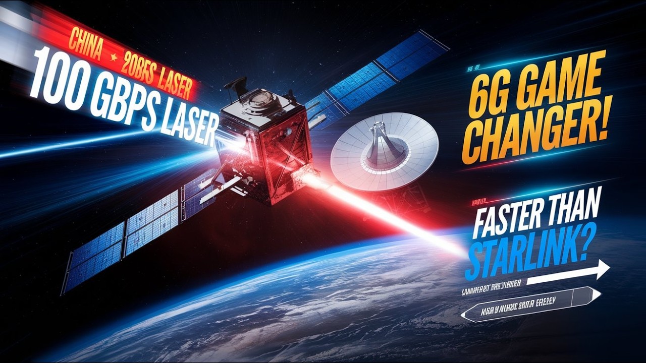 China 100 Gbps Laser Internet: 6G & 10G Space Tech Surpassing Starlink | Game-Changing Innovation