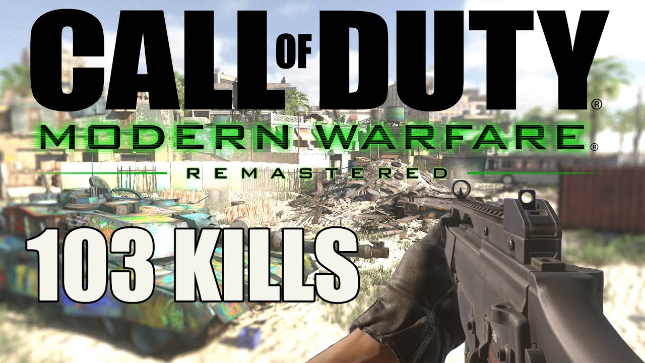 G36C 100+ Kills On Beach Bog (Modern Warfare Remastered Multiplayer Gameplay)