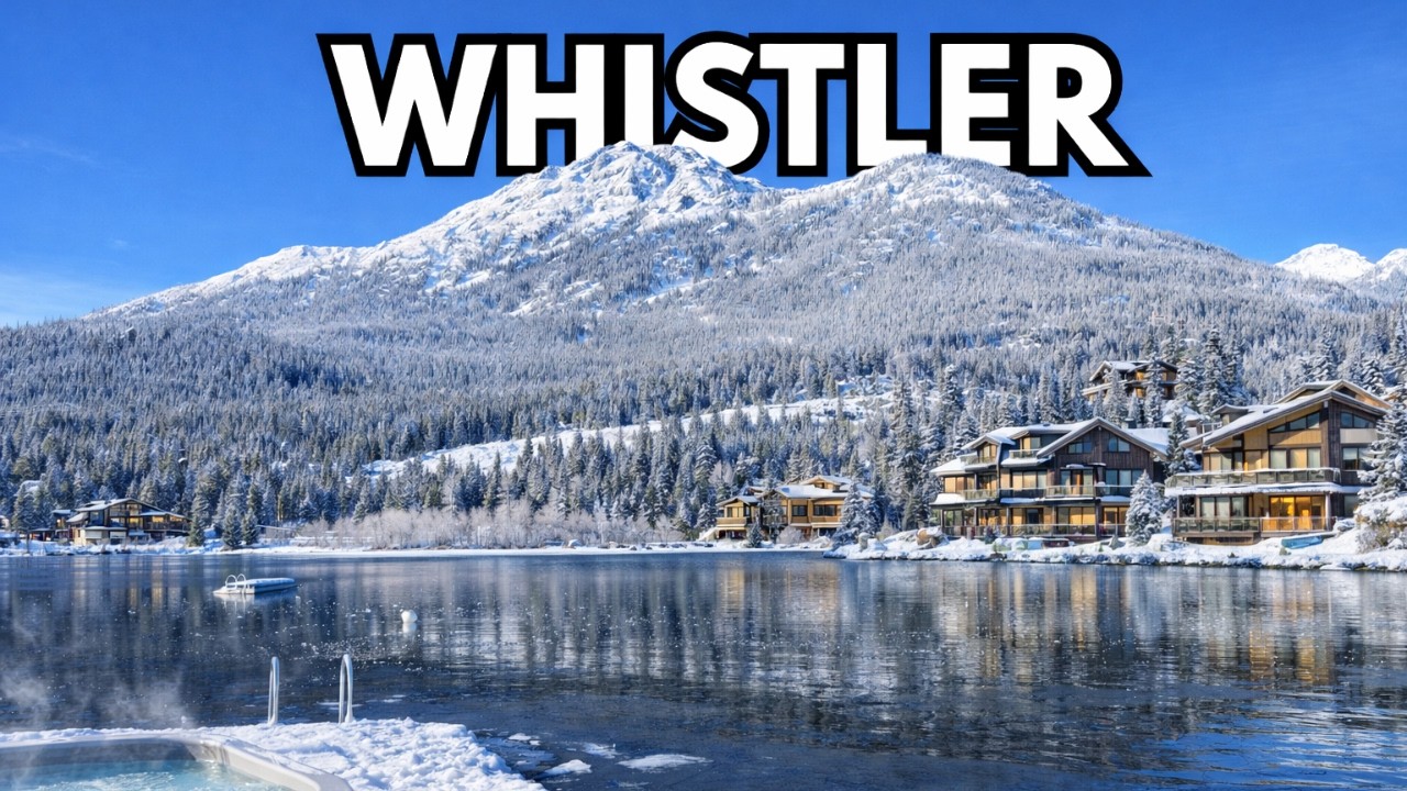 Calm Winter Escape ❄️ Snowy Walk Around Alta Lake, Whistler 🇨🇦 | 4K Walking Tour