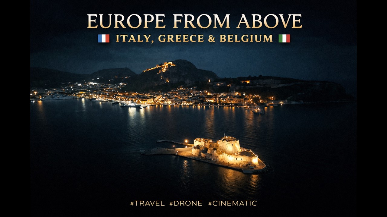 🇬🇷 Europe from Above | Italy, Greece & Belgium Cinematic 4K 🇧🇪 🇮🇹 #travel #drone  #cinematic