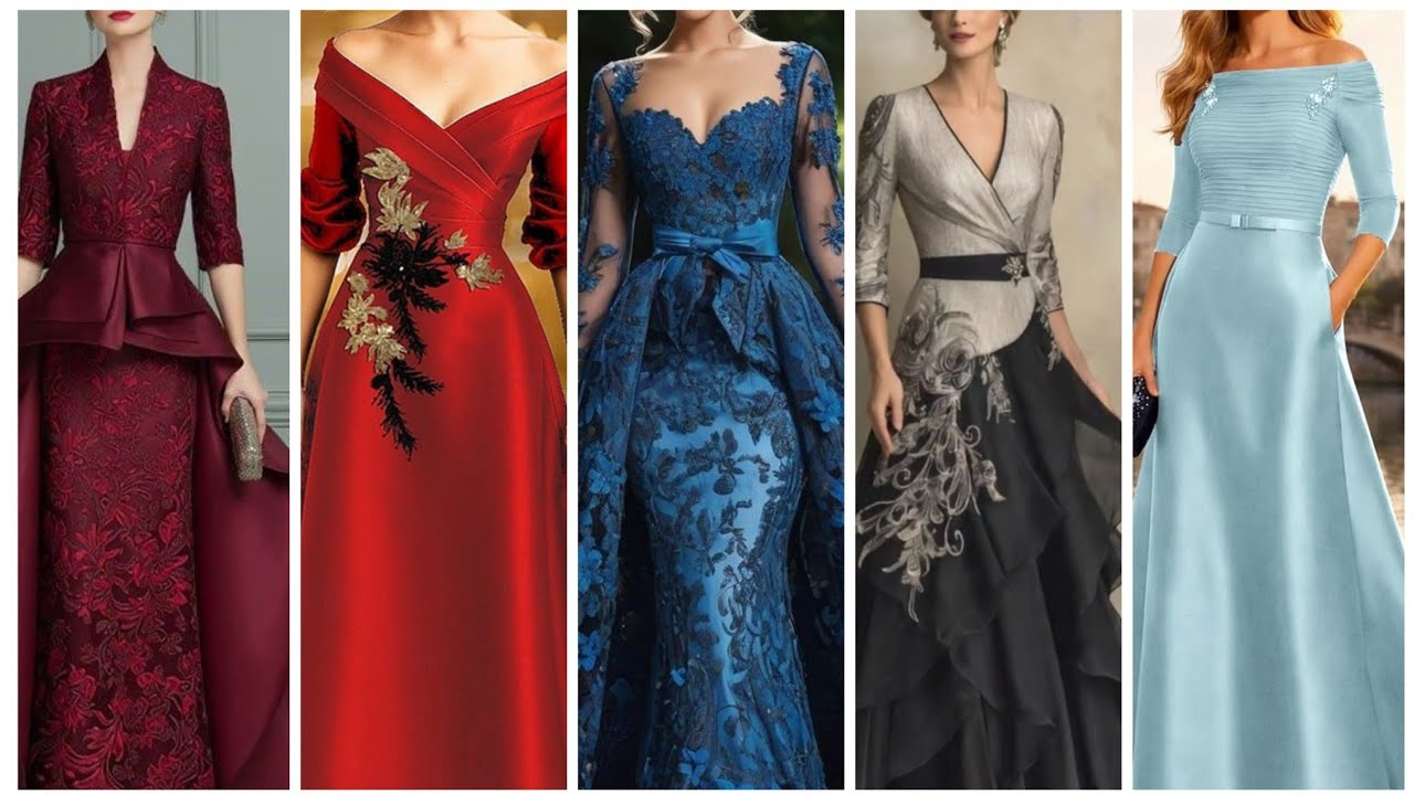 Latest most beautiful party wear gown designing 