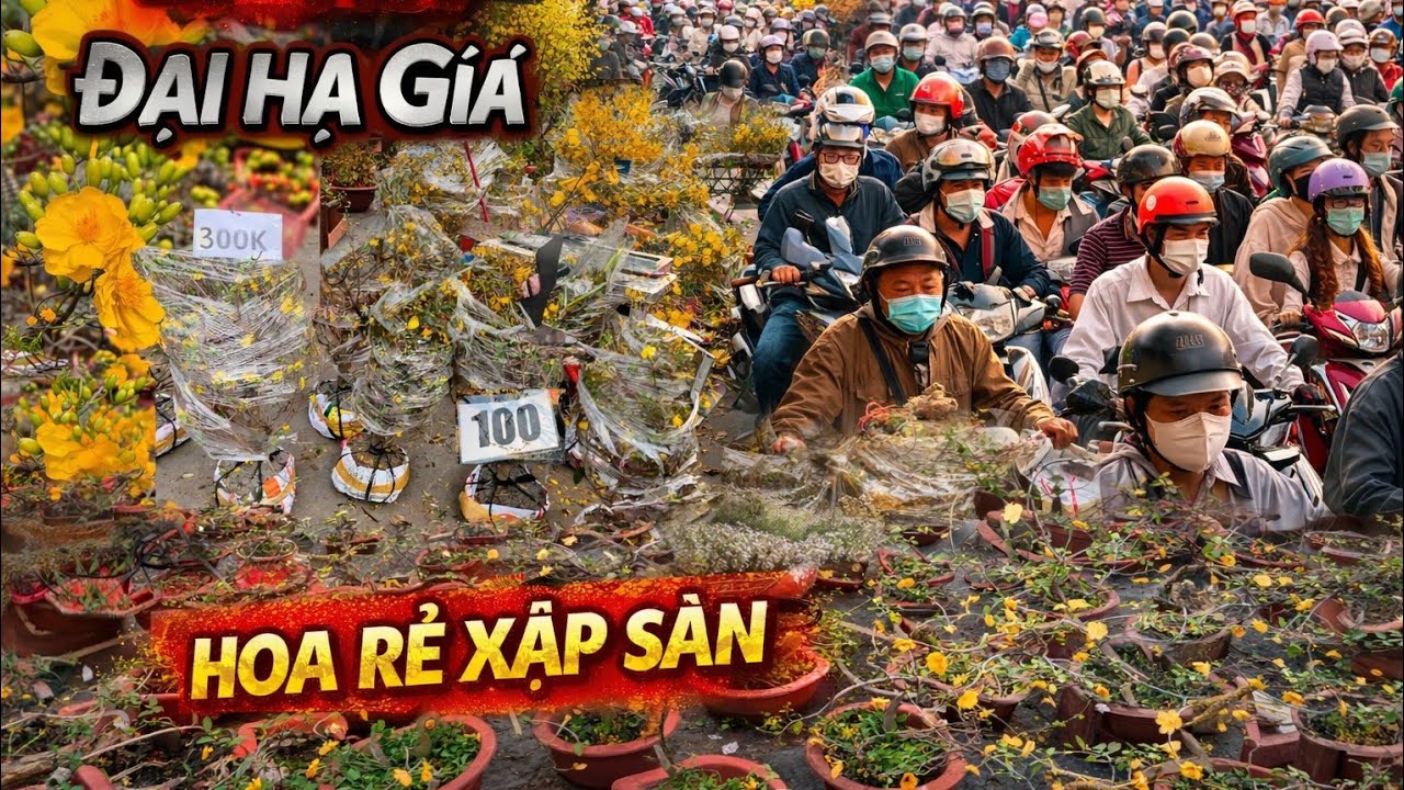 Đầu Giờ Sáng 27 Tết Hàng Loạt Nhà Vườn Xổ Rẻ Xập Sàn Mai Gốc Siêu Nụ 100K /cây rẻ nhất Sài Gòn