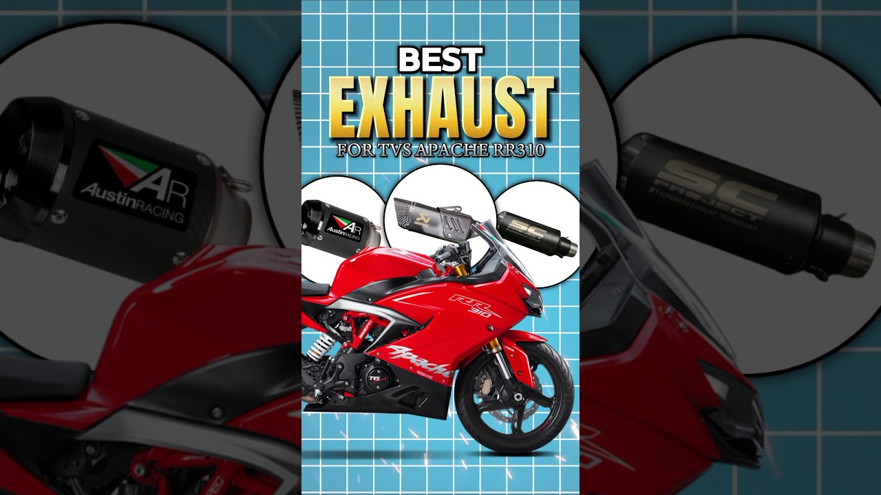 Best Exhaust for TVS APACHE RR310 #rr310 #shorts