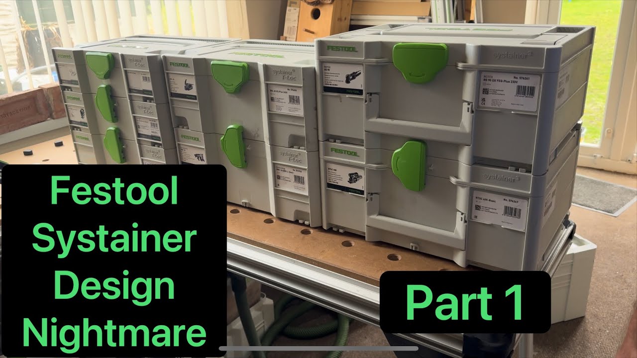 Festool Systainer 2 vs 3 problems