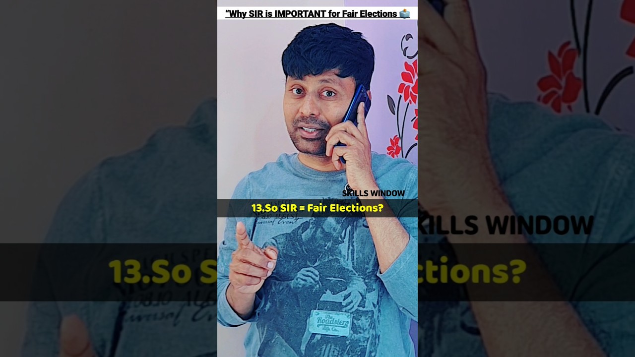 &ldquo;Why SIR is IMPORTANT for Fair Elections 🗳️🔥 | Don&rsquo;t Skip This!&rdquo;