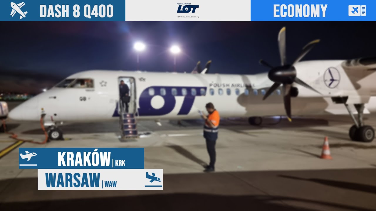 LOT Polish Airlines | Klasa Ekonomiczna | Krak&oacute;w - Warszawa [Recenzja lotu]