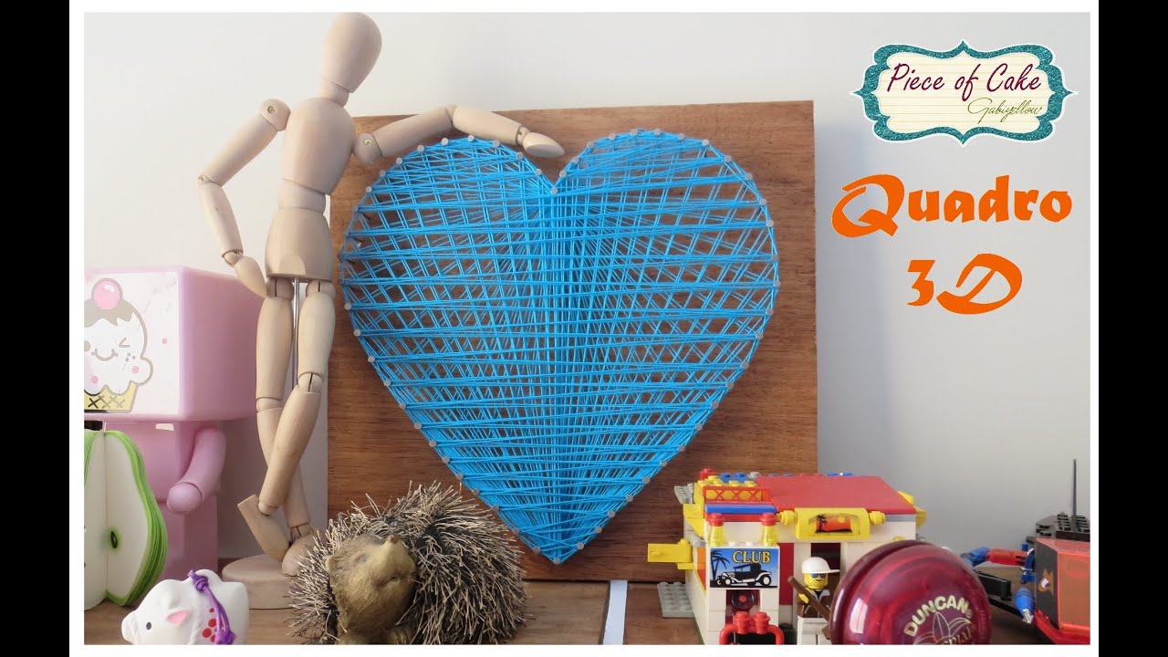 DIY QUADRO DE PREGOS  - NAIL STRING ART | #POCFazendoArte Ep. 03
