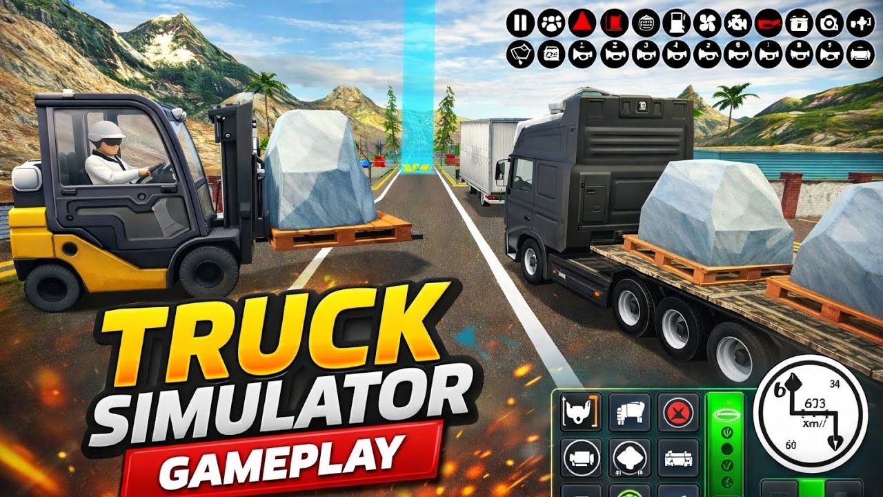 Truck Simulator Gameplay 2026 🚛 Truck Loading & Cargo Transport Game | Android Games