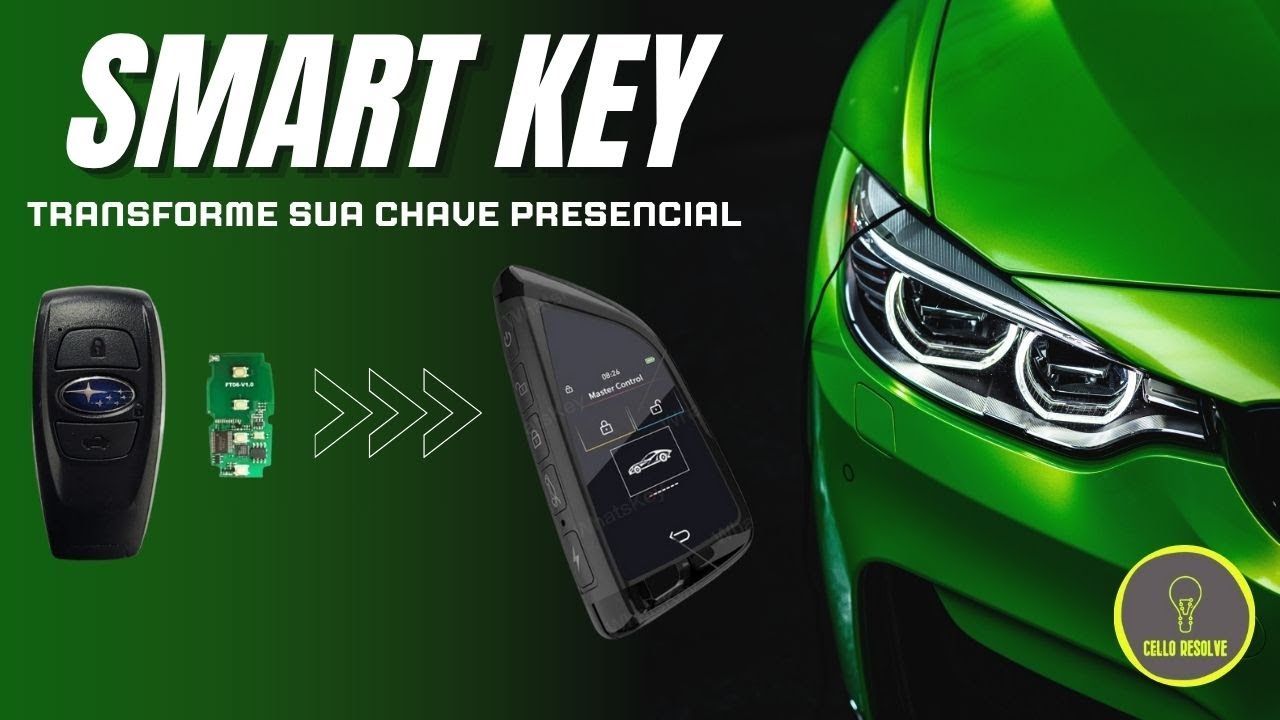 Transforme a sua chave de presença em uma SMART KEY CF568 (Tela Touch)