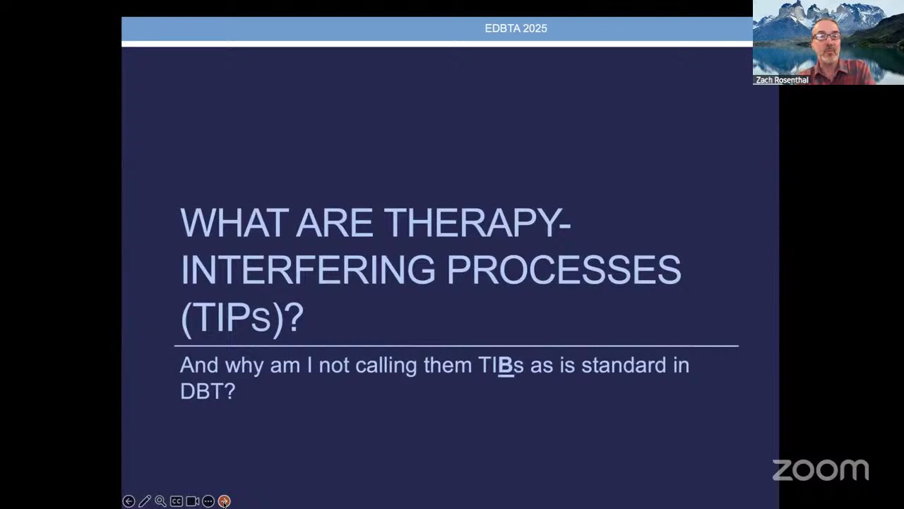 Zacharias Rosenthal – Therapy Interfering Processes