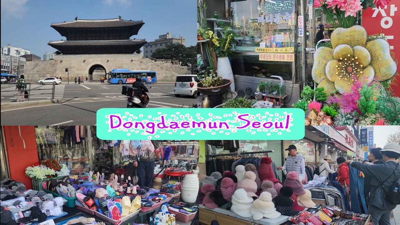 A sunny day walk from Dongdaemun Station to Jongno-5-ga Station Seoul #dongdaemun   @jllifestyle