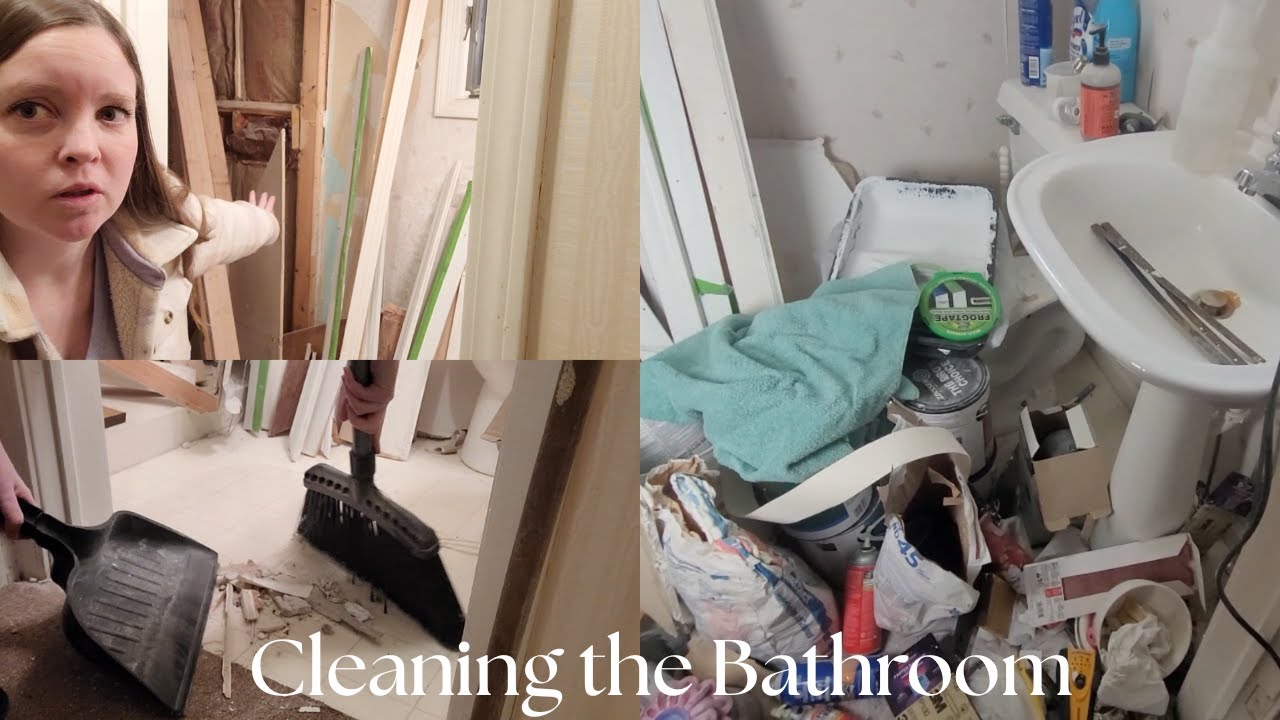 CLEANING MOTIVATION / Making the bathroom usable again