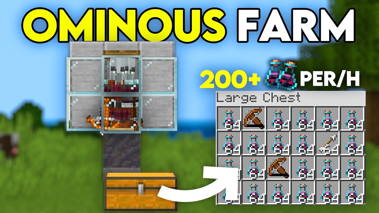 New EASIEST OMINOUS BOTTLE Farm in Minecraft Bedrock 26.4+ !