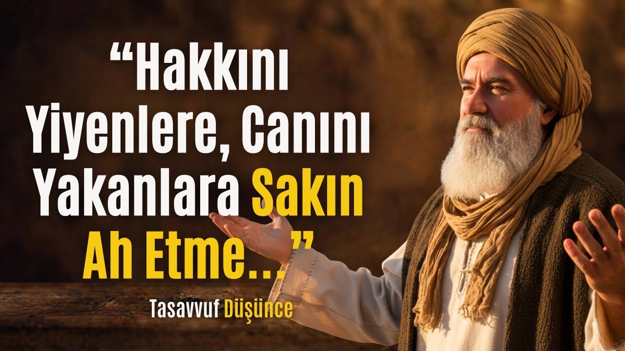 Sadece Sana Havale Ediyorum Rabbim De ve Kenara Çekil – Allah'ın Adaleti Şaşmaz | İbn Arabi
