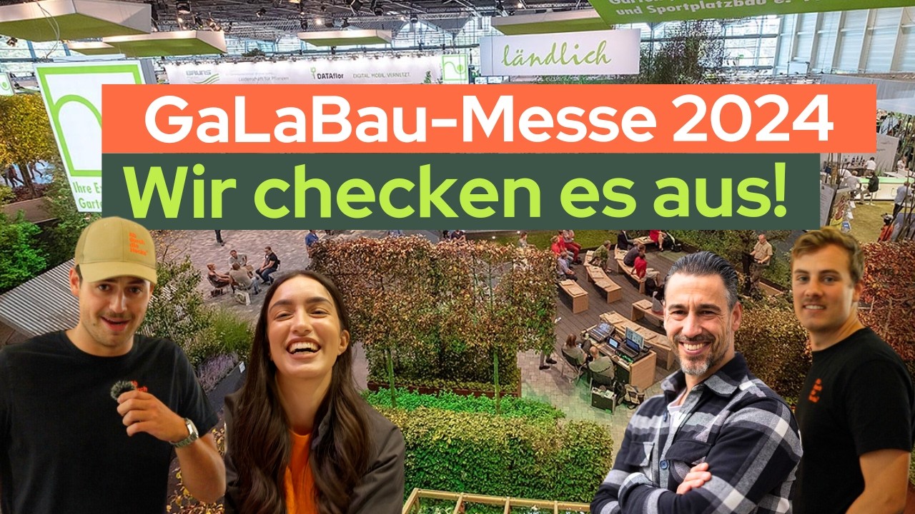 Wir sind auf der GaLaBau 2024! Ab durch die Hecke VLOG 12