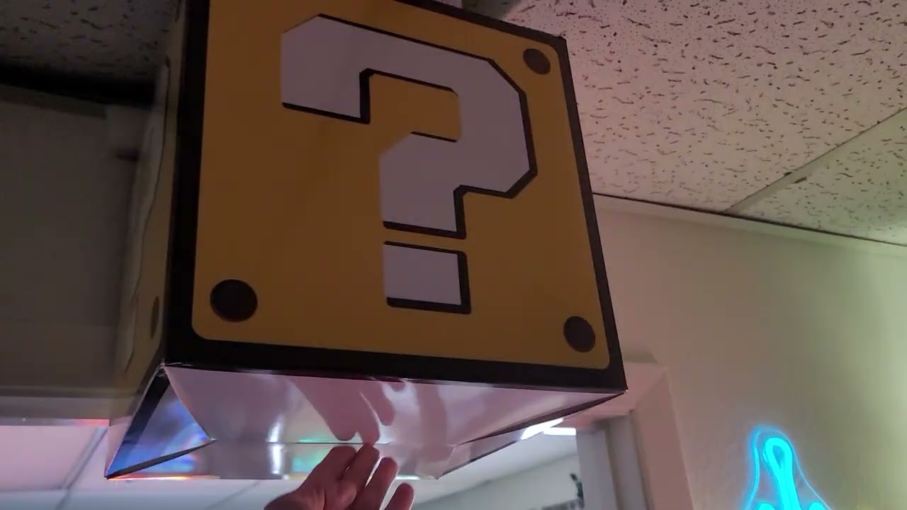 My arcade Mario Mystery box prop
