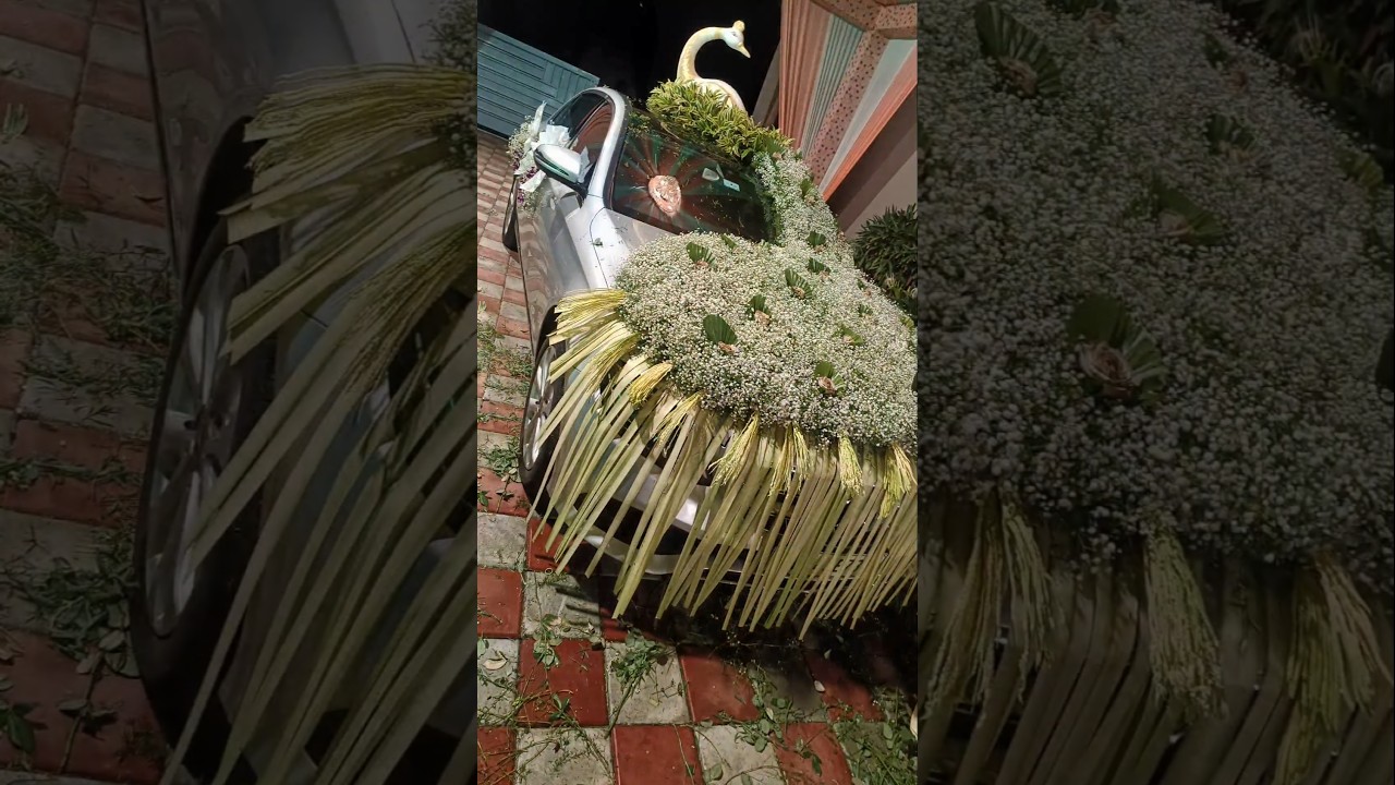 Wedding car decoration ideas #brideandgroom #cardecoration #explorepage #viralvideo #princemodak