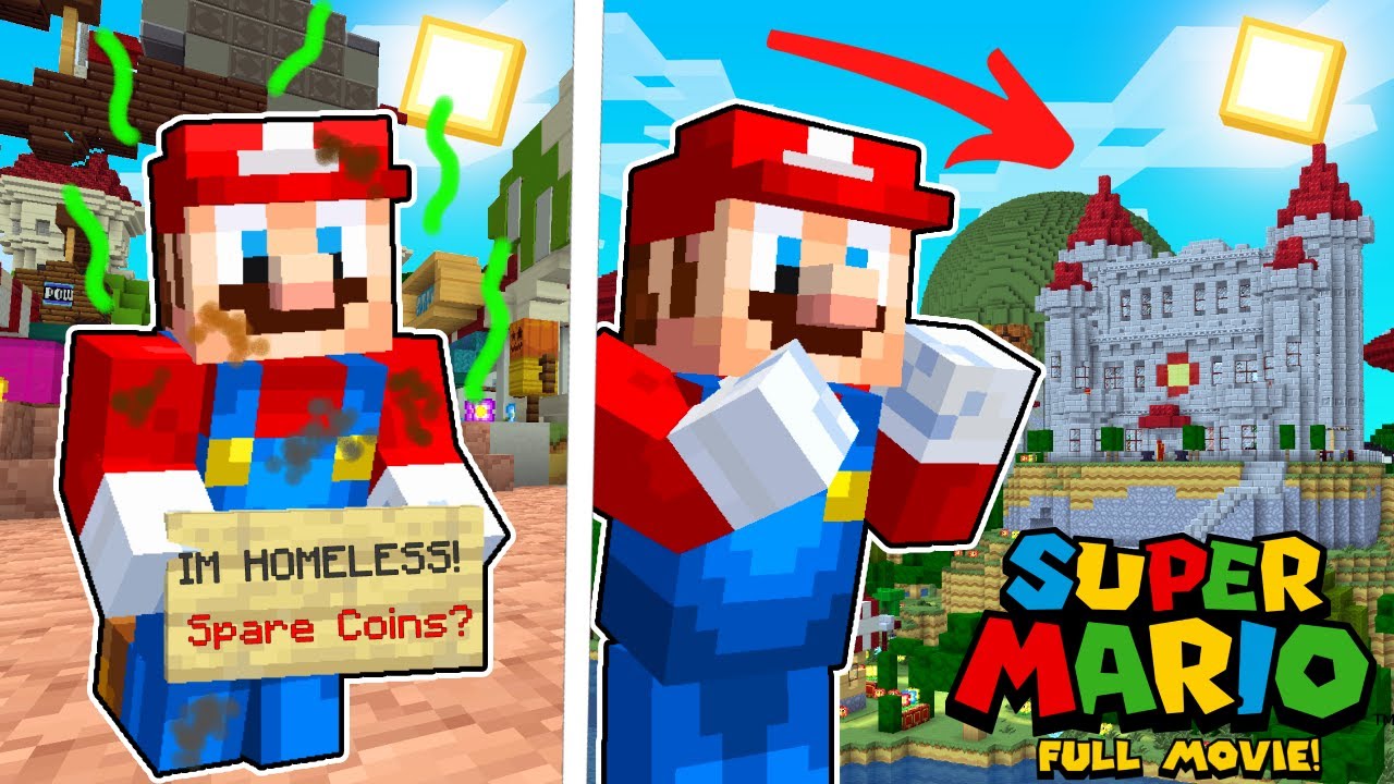 The Sad Truth About Mario’s Life After the War... Minecraft Super Mario Movie