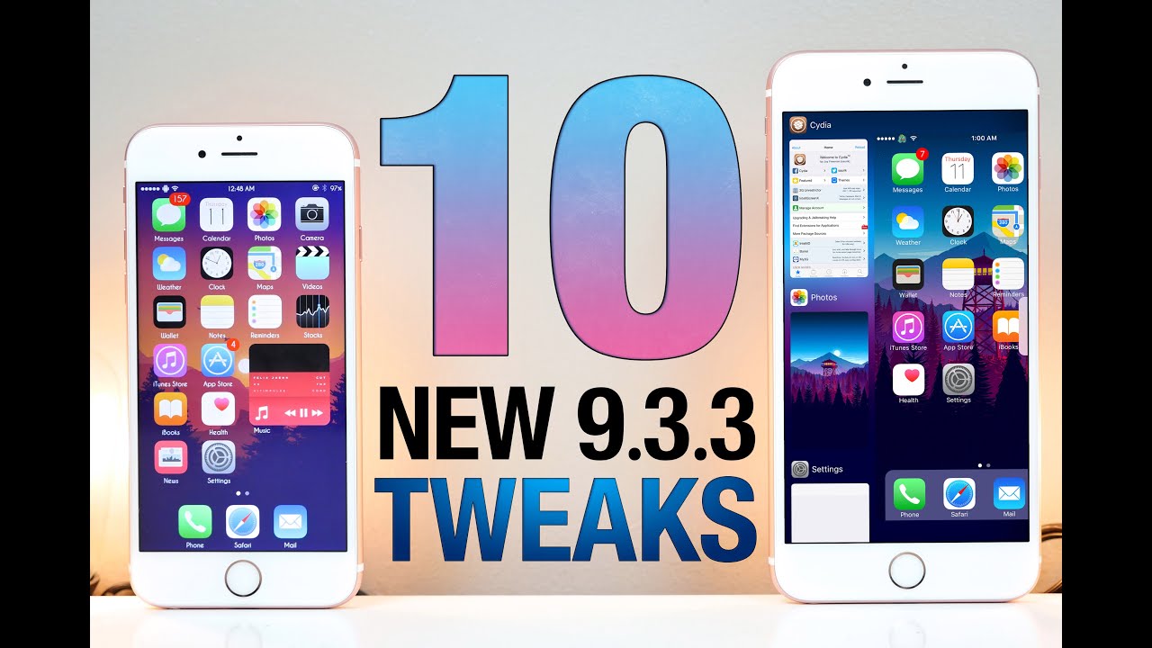 10 NEW iOS 9.3.3 Jailbreak Tweaks!