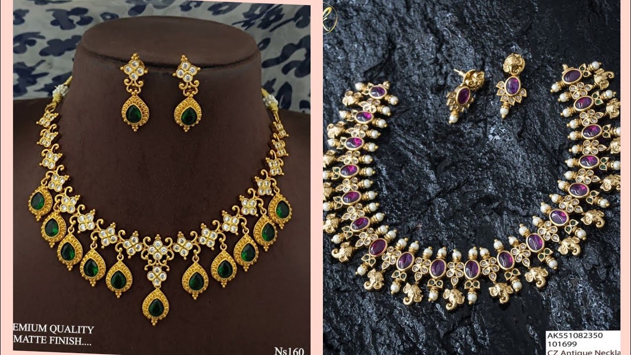 Latest Necklace jewelry collection 2026/Trendy beautiful jewelry seats for girls 