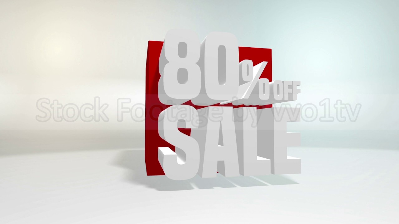Black friday and cyber monday sale red cube 80 percent discount