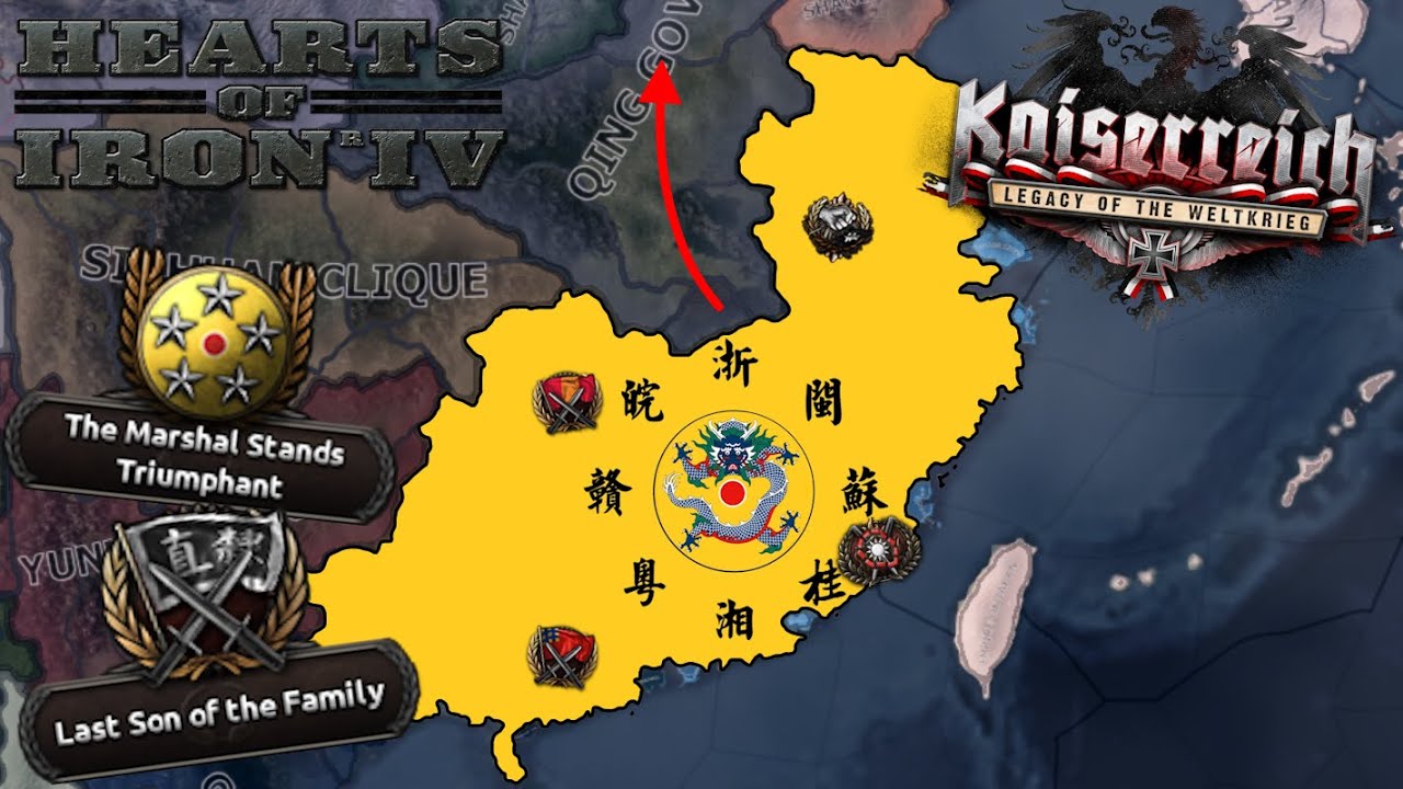 Unifying China under the League Marshal | Hearts of Iron IV