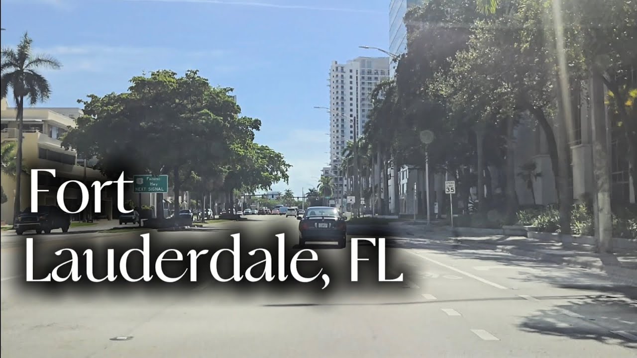 Cruising into Downtown Fort Lauderdale