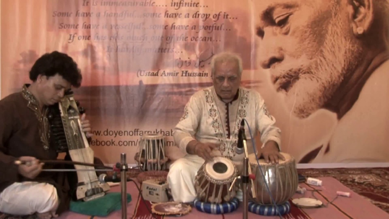 Ustad Hashmat Ali Khan – Tabla Solo – Teentaal,  Sarangi - Farooque Latif Khan