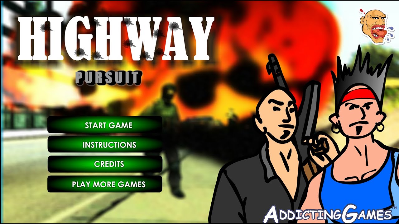 Highway Pursuit 1 (Flash Game) Full Gameplay
