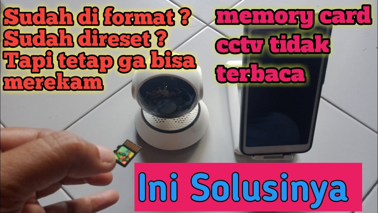 Tips agar memory card cctv awet || solusi cctv ga bisa merekam
