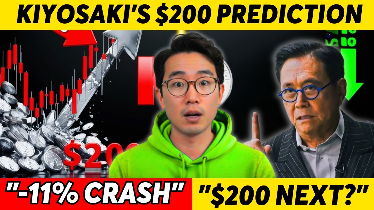 THE TRAP IS SET: Silver Crashes 11% &mdash; But Kiyosaki Says $200 Is Coming (Here's Why)