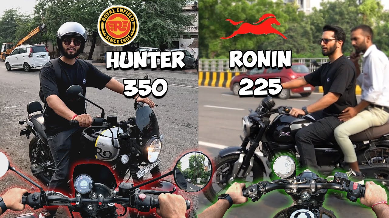 Royal Enfield Hunter 350 V/S TVS Ronin 225 - Kaunsi bike better hai? | KC VLOG Episode 52