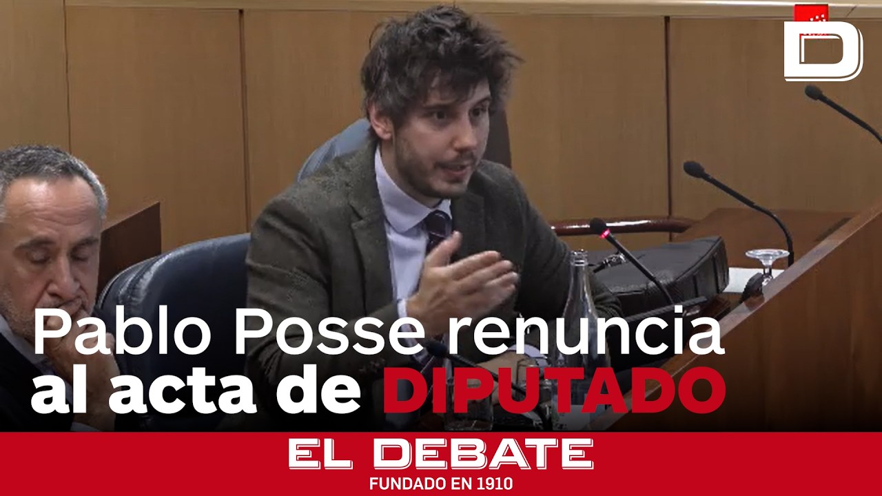 Pablo Posse renuncia al acta de diputado tras la salida de Viciana