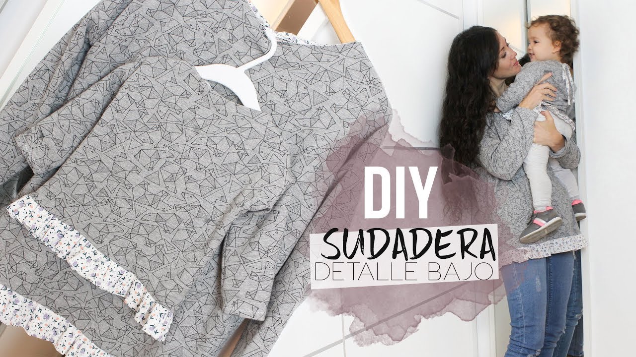 DIY SUDADERA | Cómo hacer una sudadera fácil (Bebé & Mamá)
