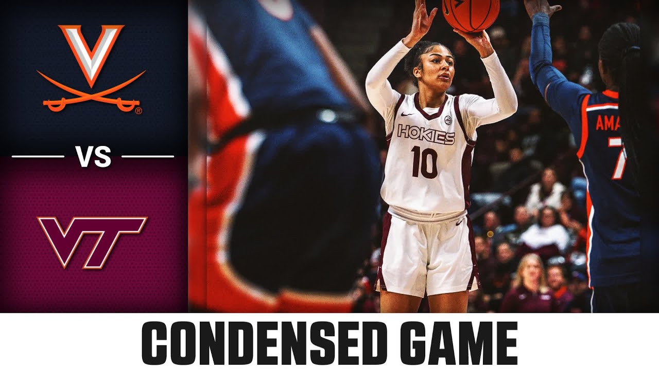 Virginia vs. Virginia Tech Condensed Game | 2025-26 ACC Women's Basketball
