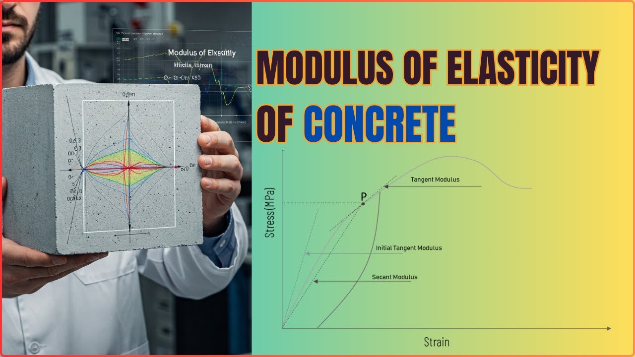Determination of Elastic Modulus of Concrete | R.C.C Design 