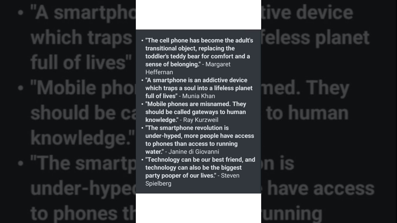 quotations about essay "mobile phone"