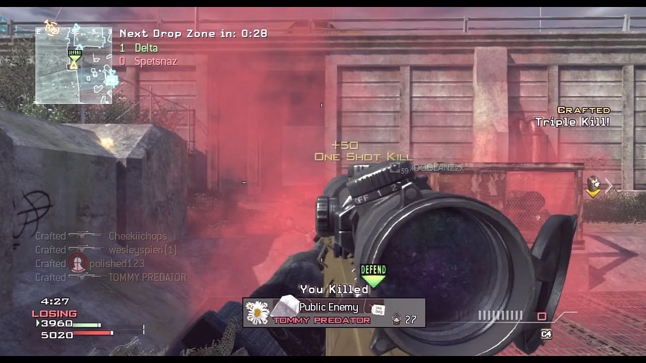 FaZe Crafted - Sniping 40 KS MOAB with 2 Quad Feeds.