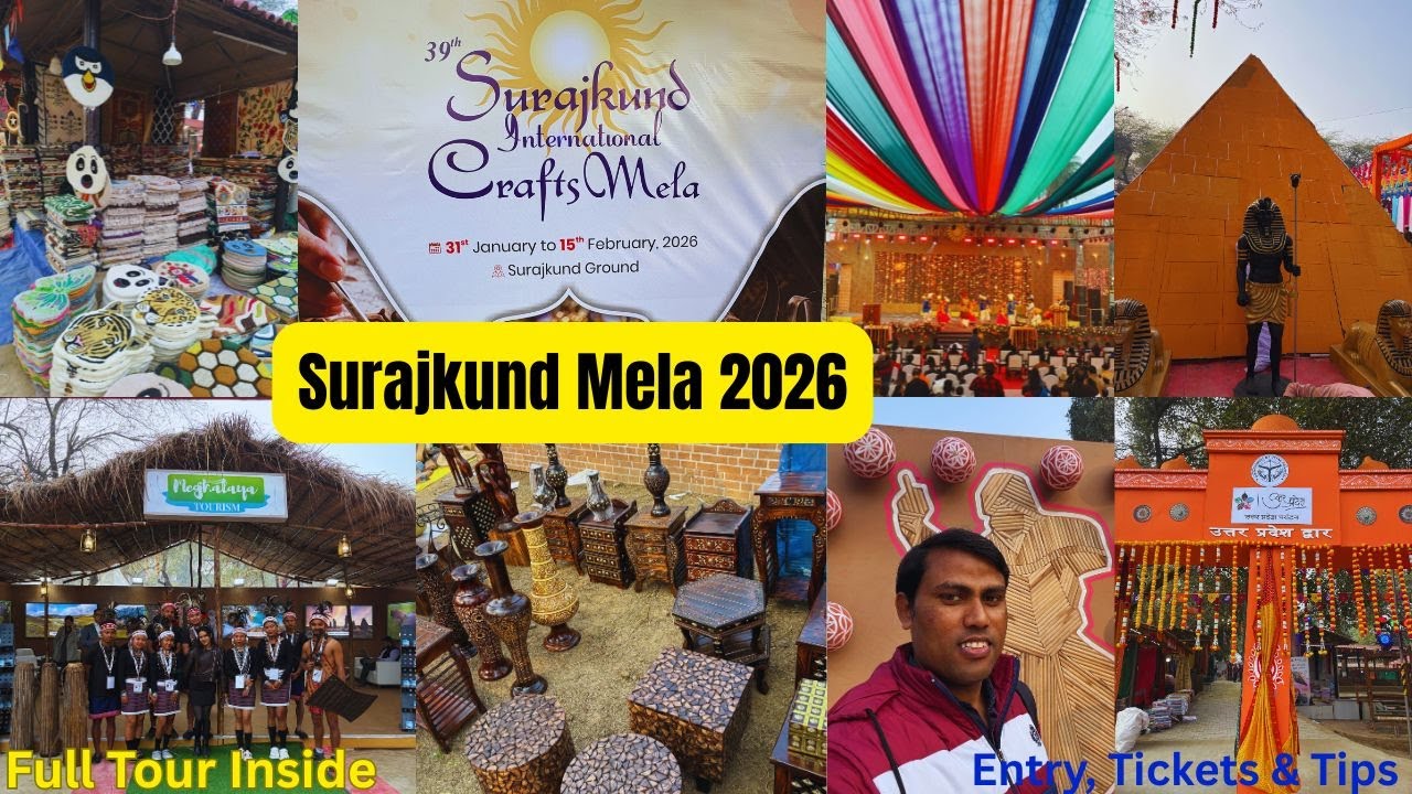 Surajkund  Mela 2026 | 39th Surajkund International Craft Mela 2026 | Surajkund Craft Fair 2026