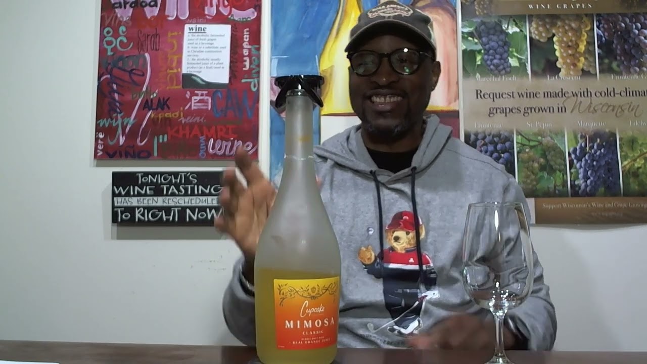 2025 Wine Review Cupcake Mimosa