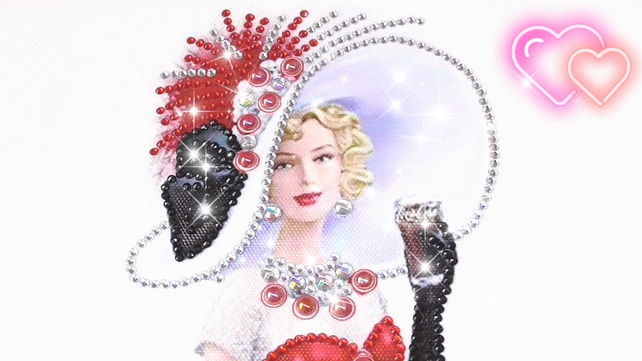 ALL CRYSTAL DIAMOND ART BEAUTY 1920 PARTY NIGHTS