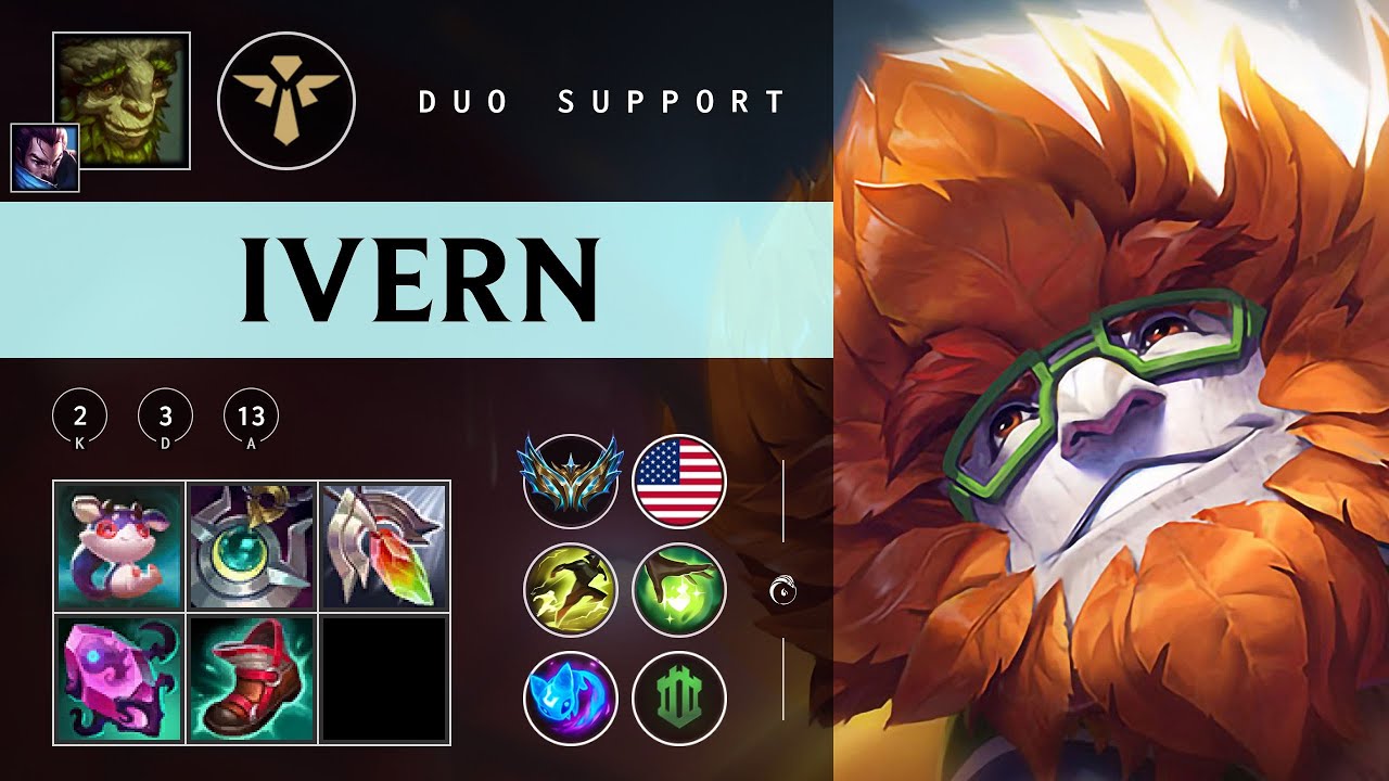 Ivern Support vs Poppy - NA Challenger Patch 25.22