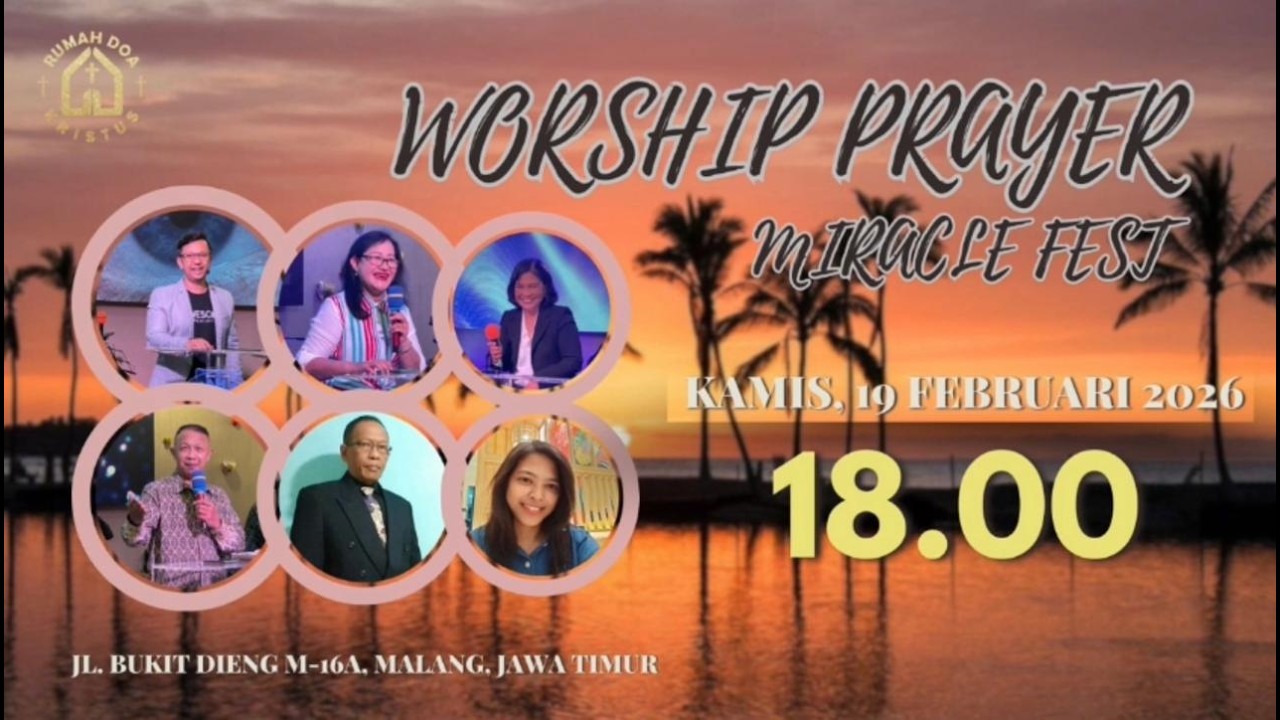 Worship Prayer Miracle Fest (WPM Fest), 19 Februari 2026, 18.00.