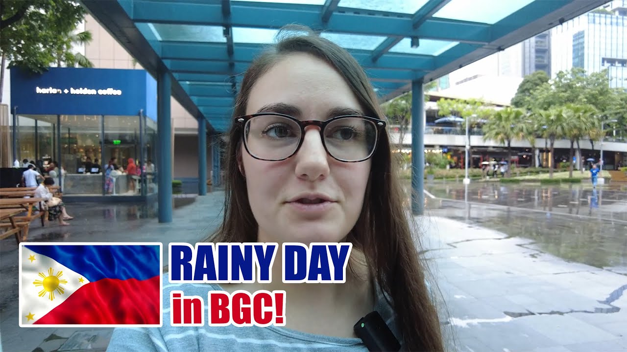Our First Time Visiting BGC During the Day! And It's Raining!!!!