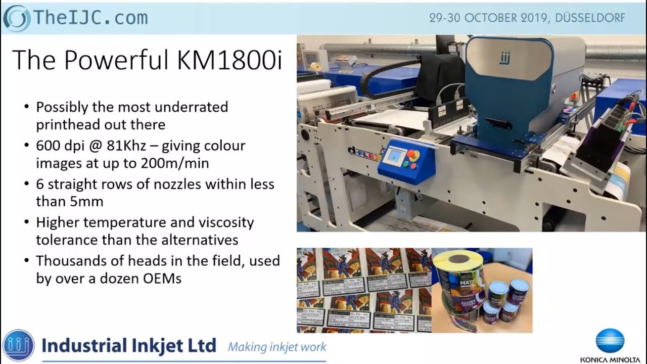 TheIJC 2019: Making the most of Konica Minolta’s compact inkjet printhead technology