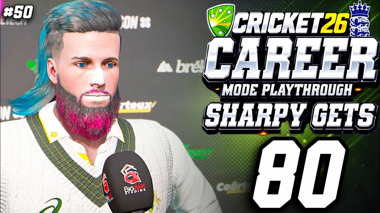 Лучший игрок матча! Австралия против Англии. Эшс 2027 | Режим карьеры в Cricket 26 #Cricket26 #Cr...