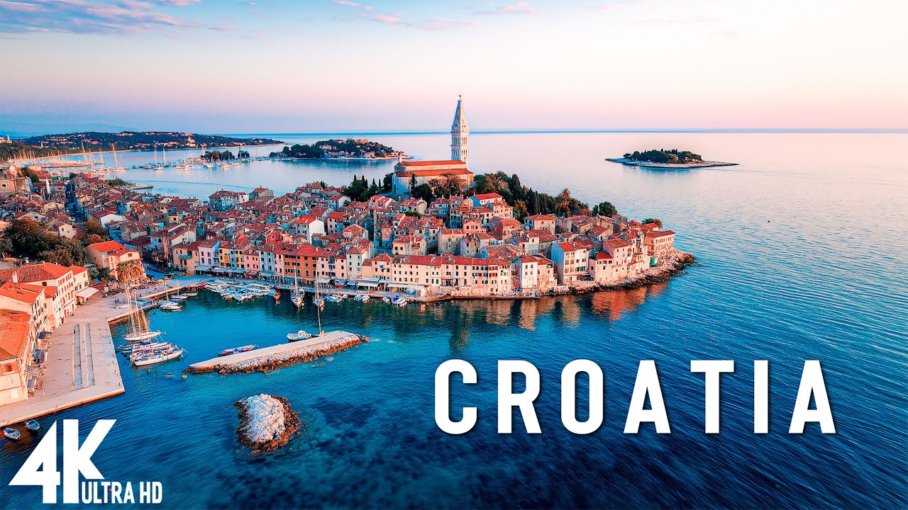 ХОРВАТИЯ 4K UHD • Адриатический рай • Фильм для релаксации с прекрасной успокаивающей музыкой