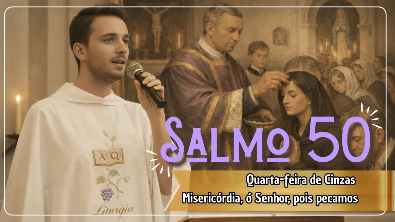 Salmo 50 (Quarta-feira de Cinzas) -  Misericórdia, ó Senhor, pois pecamos  [Voz Masculina]