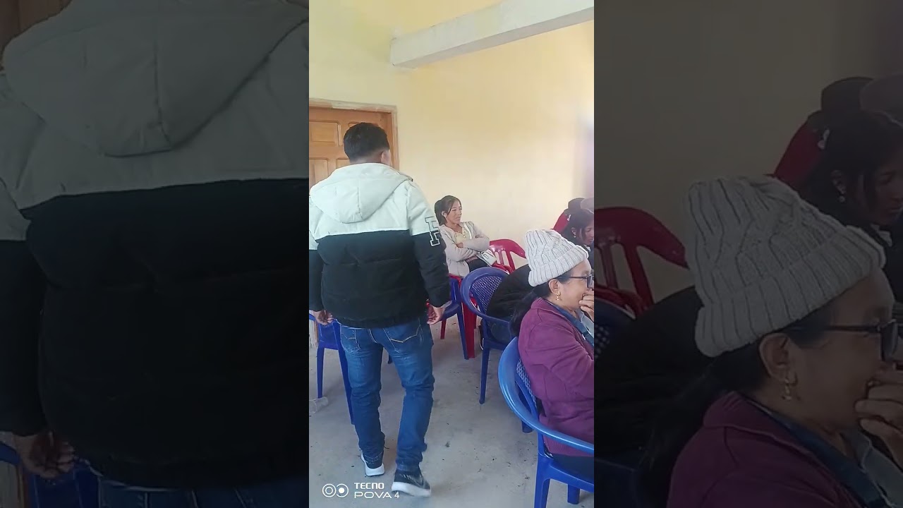 LA INTERVENCIÓN DEL PRESIDENTE DE LA COMUNIDAD ABOGADO MANUEL QUISHPI 