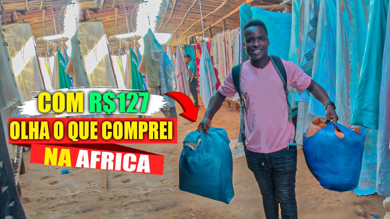 Incrível o que consegui comprar com apenas R$127 na África!😥